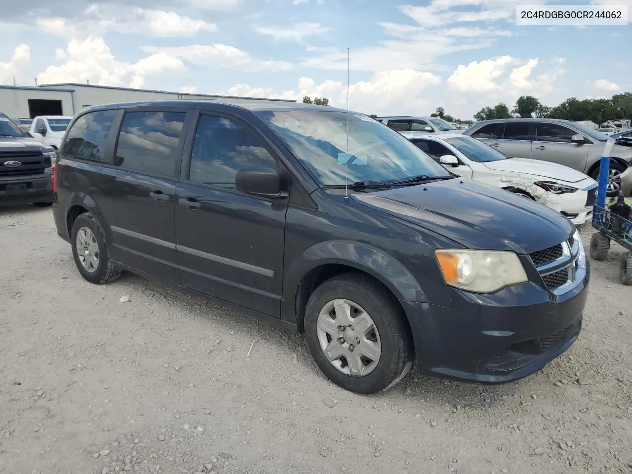 2012 Dodge Grand Caravan Se VIN: 2C4RDGBG0CR244062 Lot: 69785154