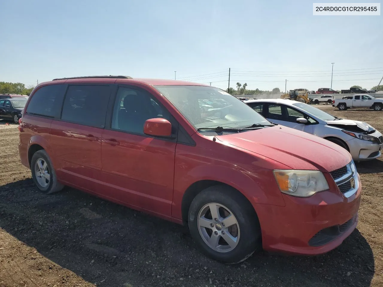 2012 Dodge Grand Caravan Sxt VIN: 2C4RDGCG1CR295455 Lot: 70275274