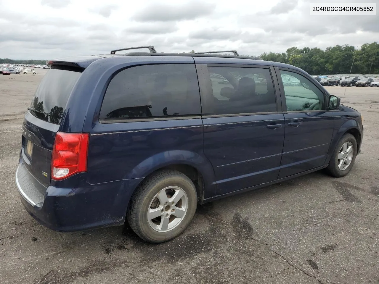 2012 Dodge Grand Caravan Sxt VIN: 2C4RDGCG4CR405852 Lot: 70507104