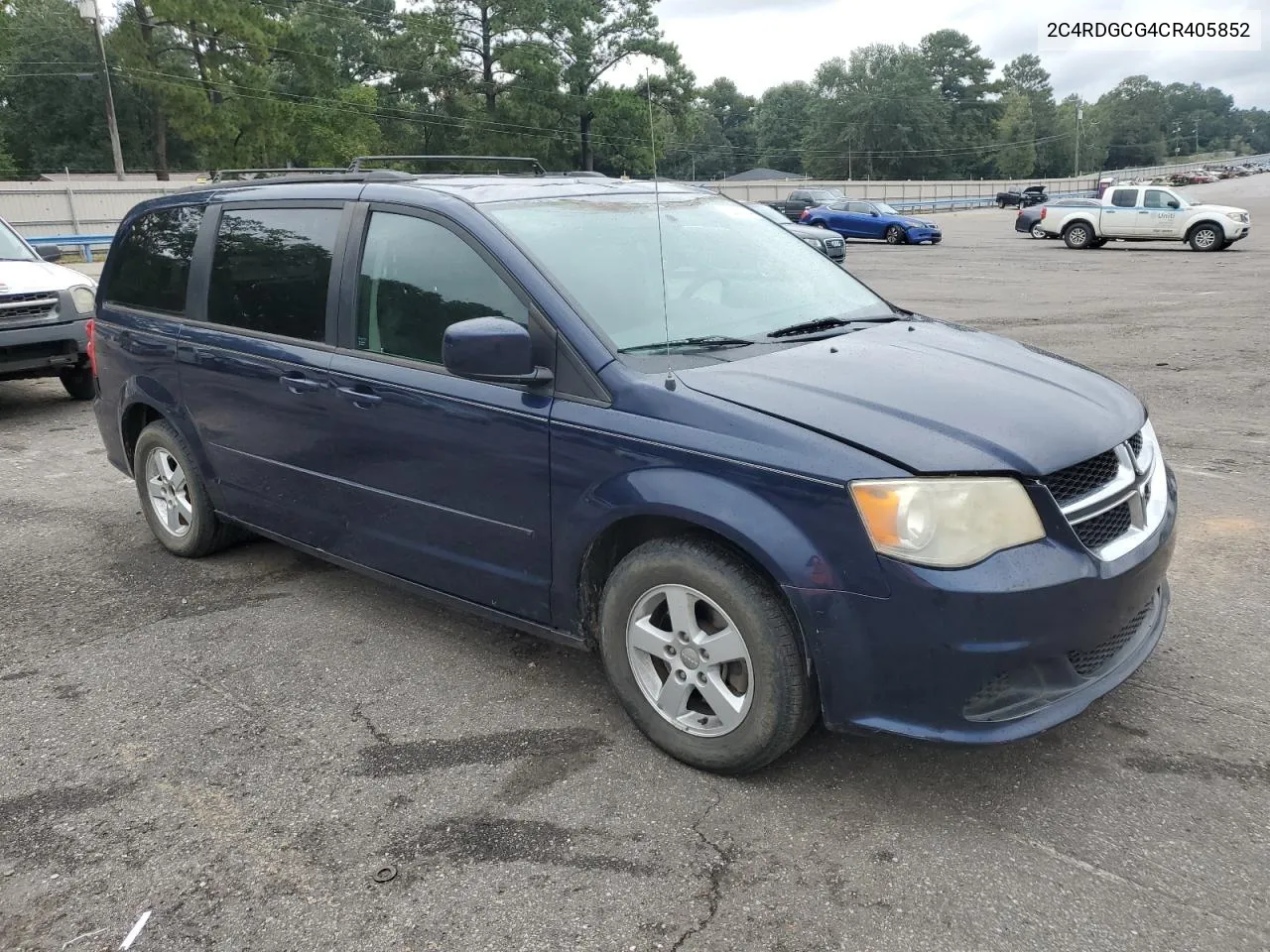 2012 Dodge Grand Caravan Sxt VIN: 2C4RDGCG4CR405852 Lot: 70507104