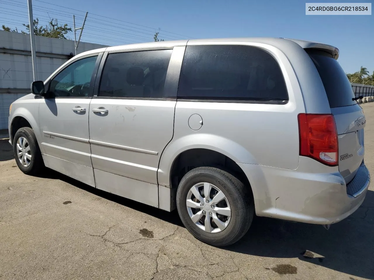 2C4RDGBG6CR218534 2012 Dodge Grand Caravan Se