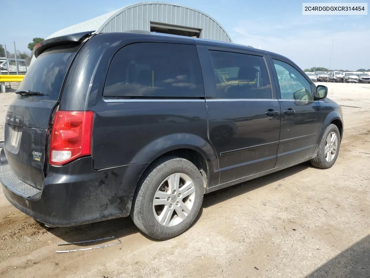 2C4RDGDGXCR314454 2012 Dodge Grand Caravan Crew