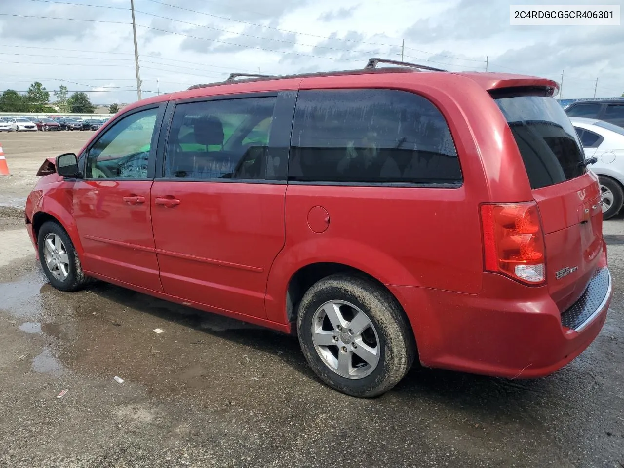 2012 Dodge Grand Caravan Sxt VIN: 2C4RDGCG5CR406301 Lot: 71591164