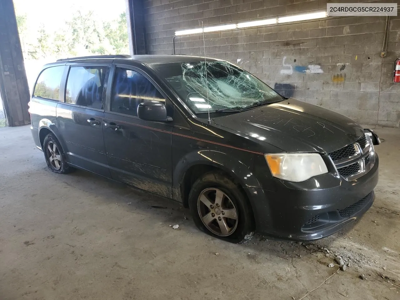 2C4RDGCG5CR224937 2012 Dodge Grand Caravan Sxt