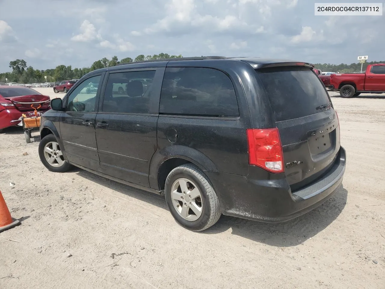 2012 Dodge Grand Caravan Sxt VIN: 2C4RDGCG4CR137112 Lot: 71841464