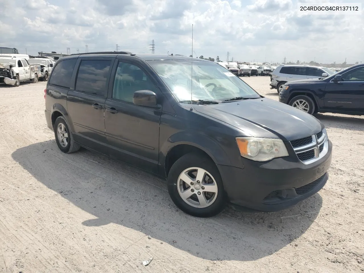 2012 Dodge Grand Caravan Sxt VIN: 2C4RDGCG4CR137112 Lot: 71841464