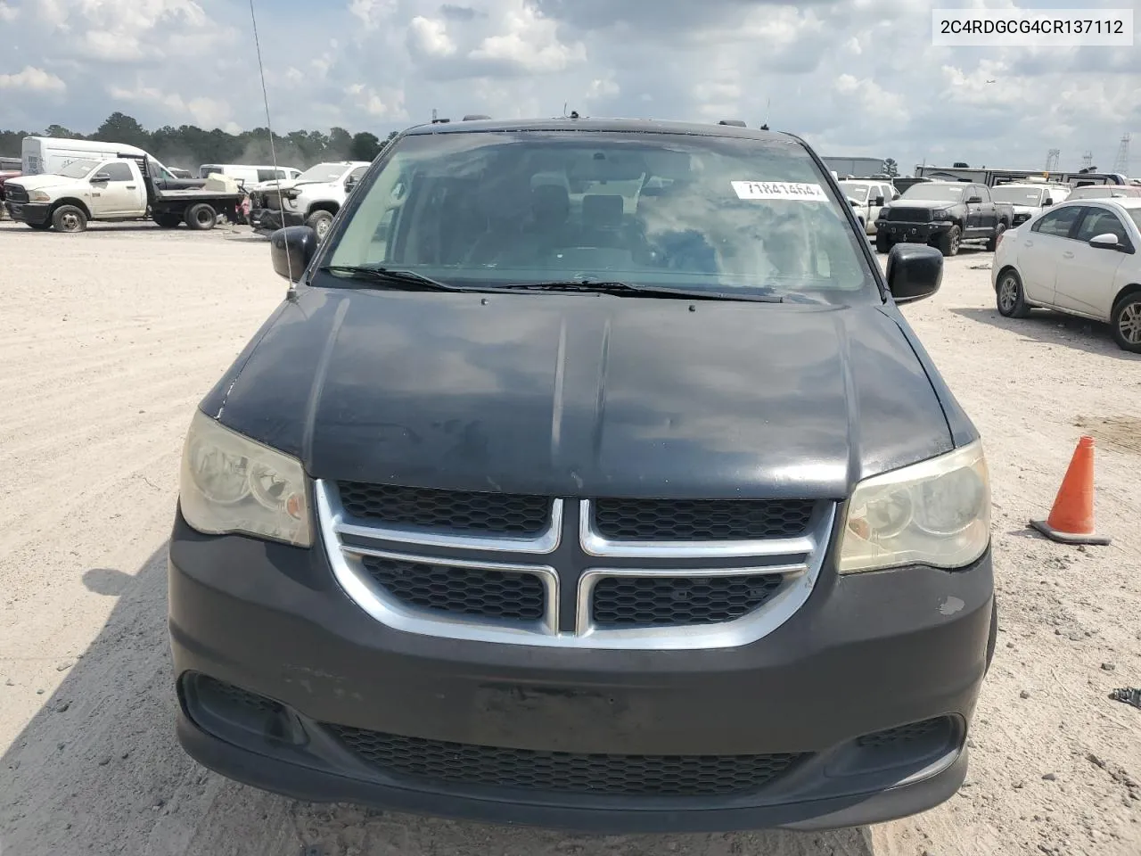 2012 Dodge Grand Caravan Sxt VIN: 2C4RDGCG4CR137112 Lot: 71841464