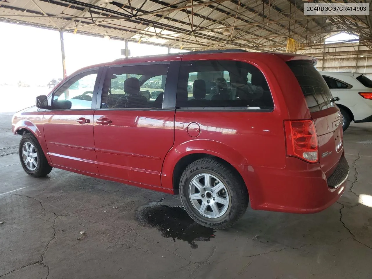 2012 Dodge Grand Caravan Sxt VIN: 2C4RDGCG7CR414903 Lot: 71844794