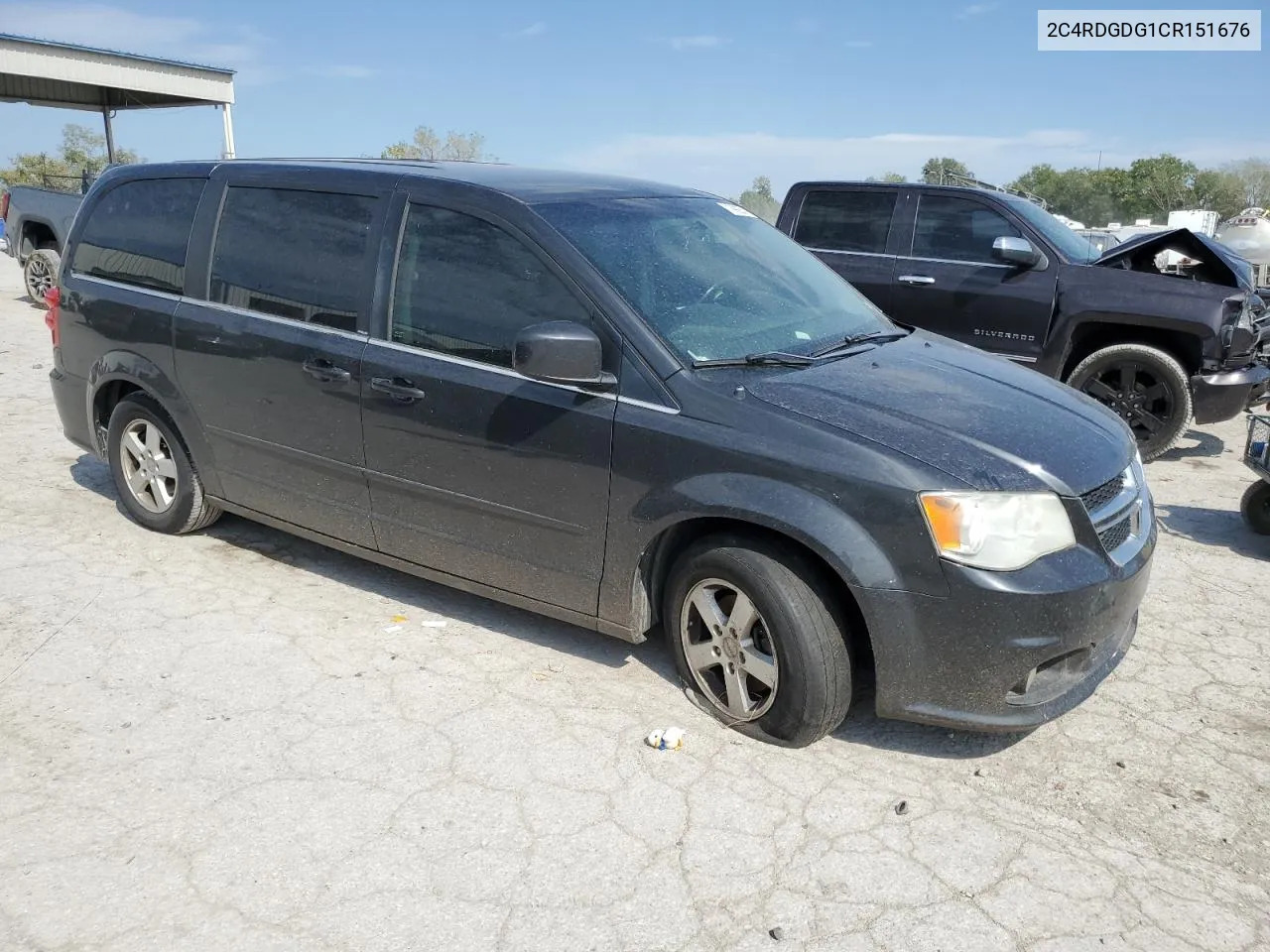 2012 Dodge Grand Caravan Crew VIN: 2C4RDGDG1CR151676 Lot: 71999254