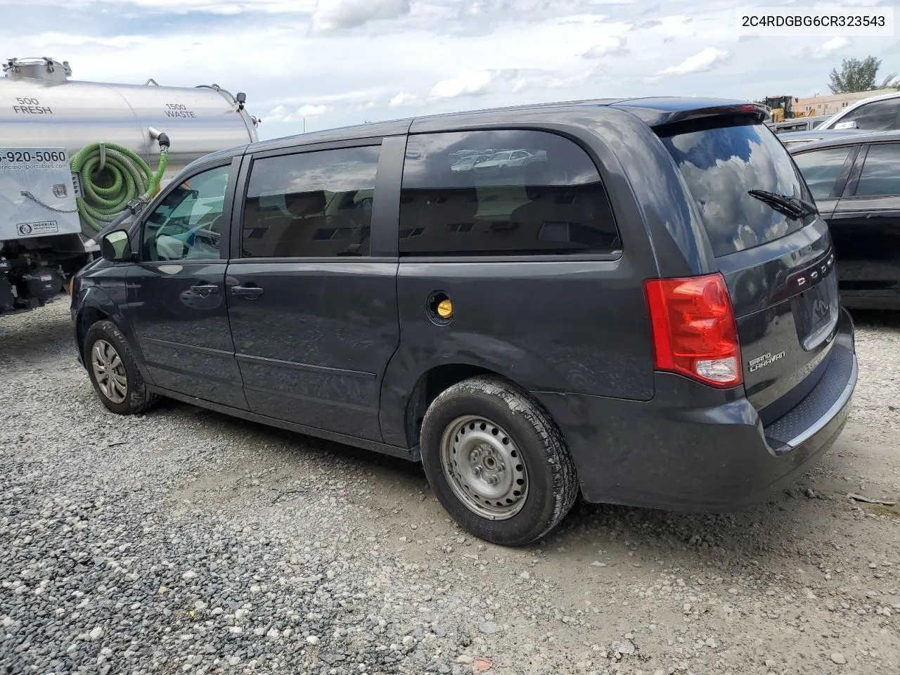 2012 Dodge Grand Caravan Se VIN: 2C4RDGBG6CR323543 Lot: 72016434