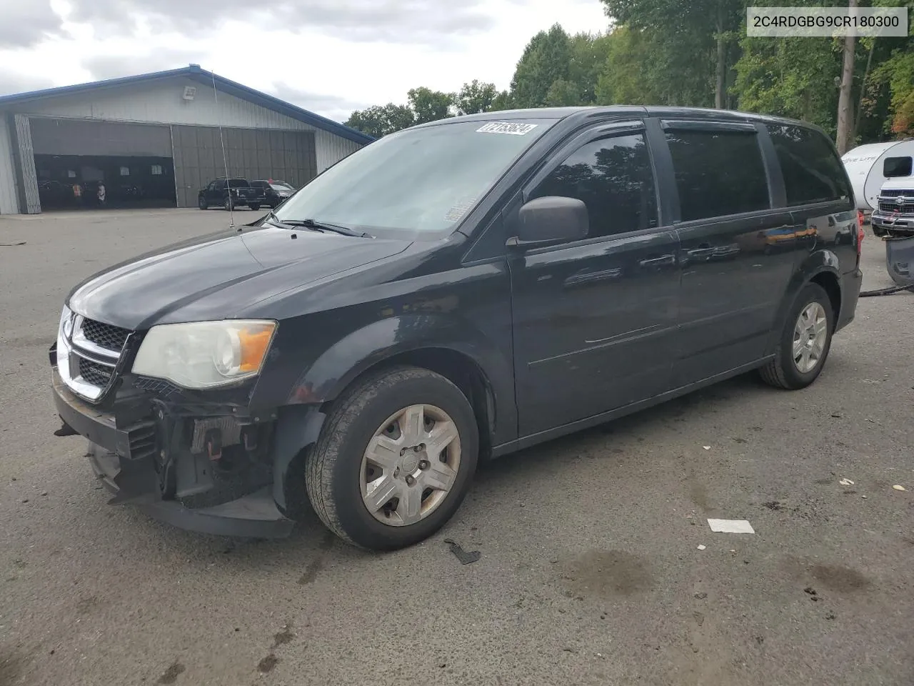 2012 Dodge Grand Caravan Se VIN: 2C4RDGBG9CR180300 Lot: 72153624