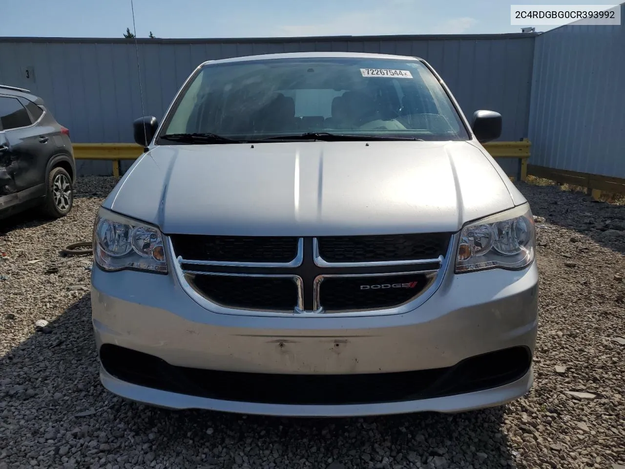 2C4RDGBG0CR393992 2012 Dodge Grand Caravan Se