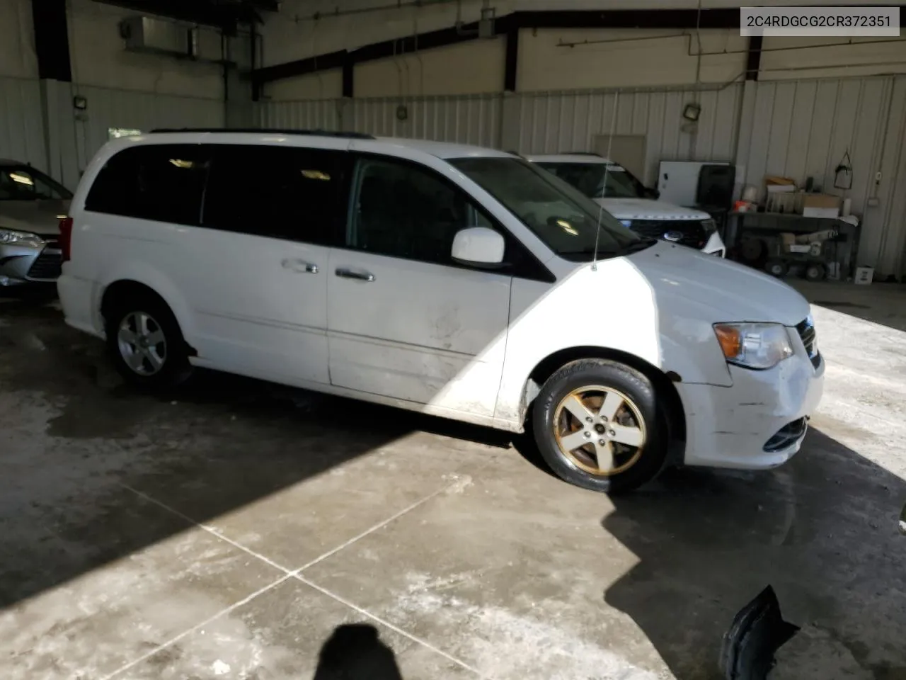 2012 Dodge Grand Caravan Sxt VIN: 2C4RDGCG2CR372351 Lot: 72408364