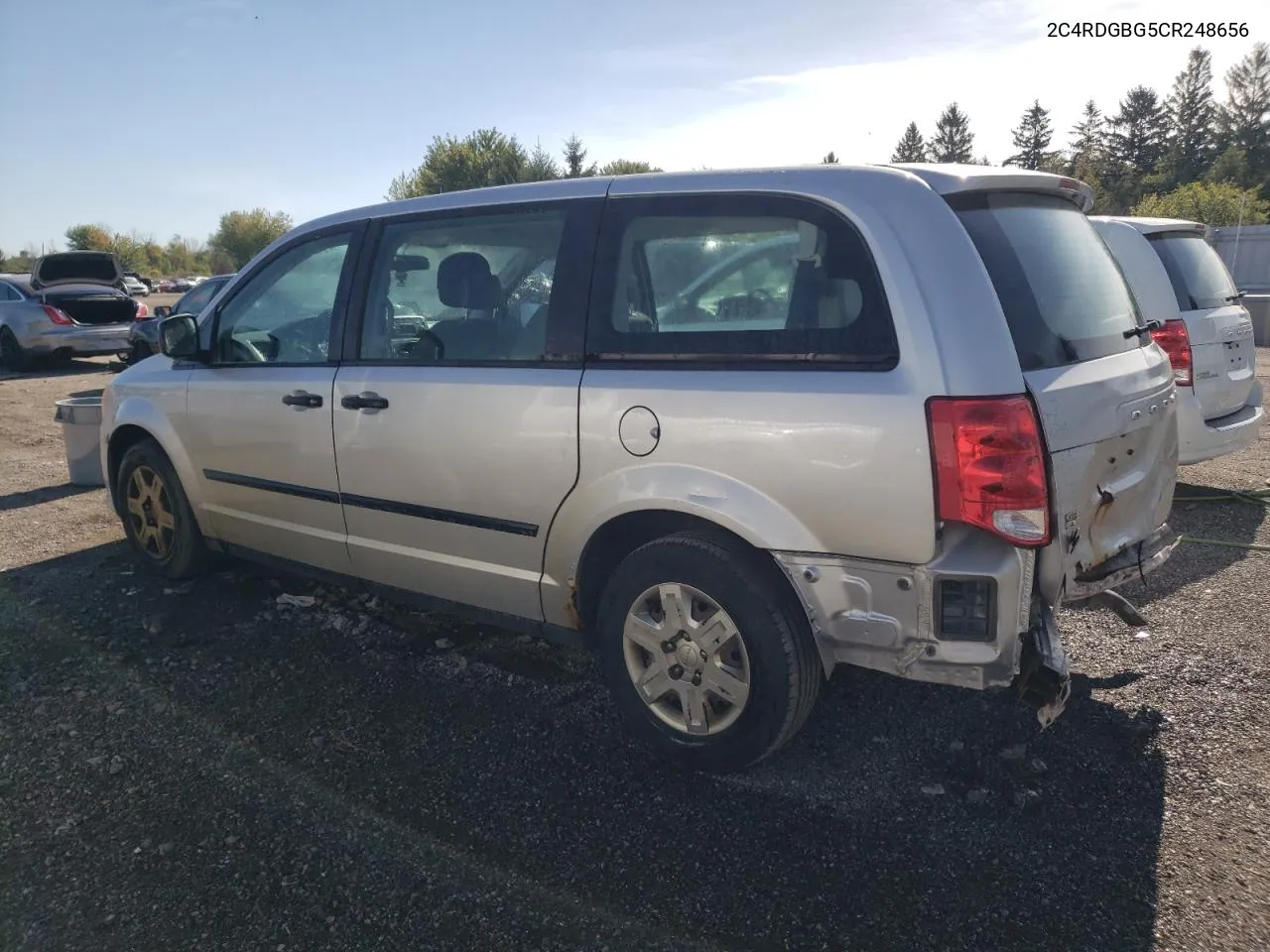 2012 Dodge Grand Caravan Se VIN: 2C4RDGBG5CR248656 Lot: 72541054