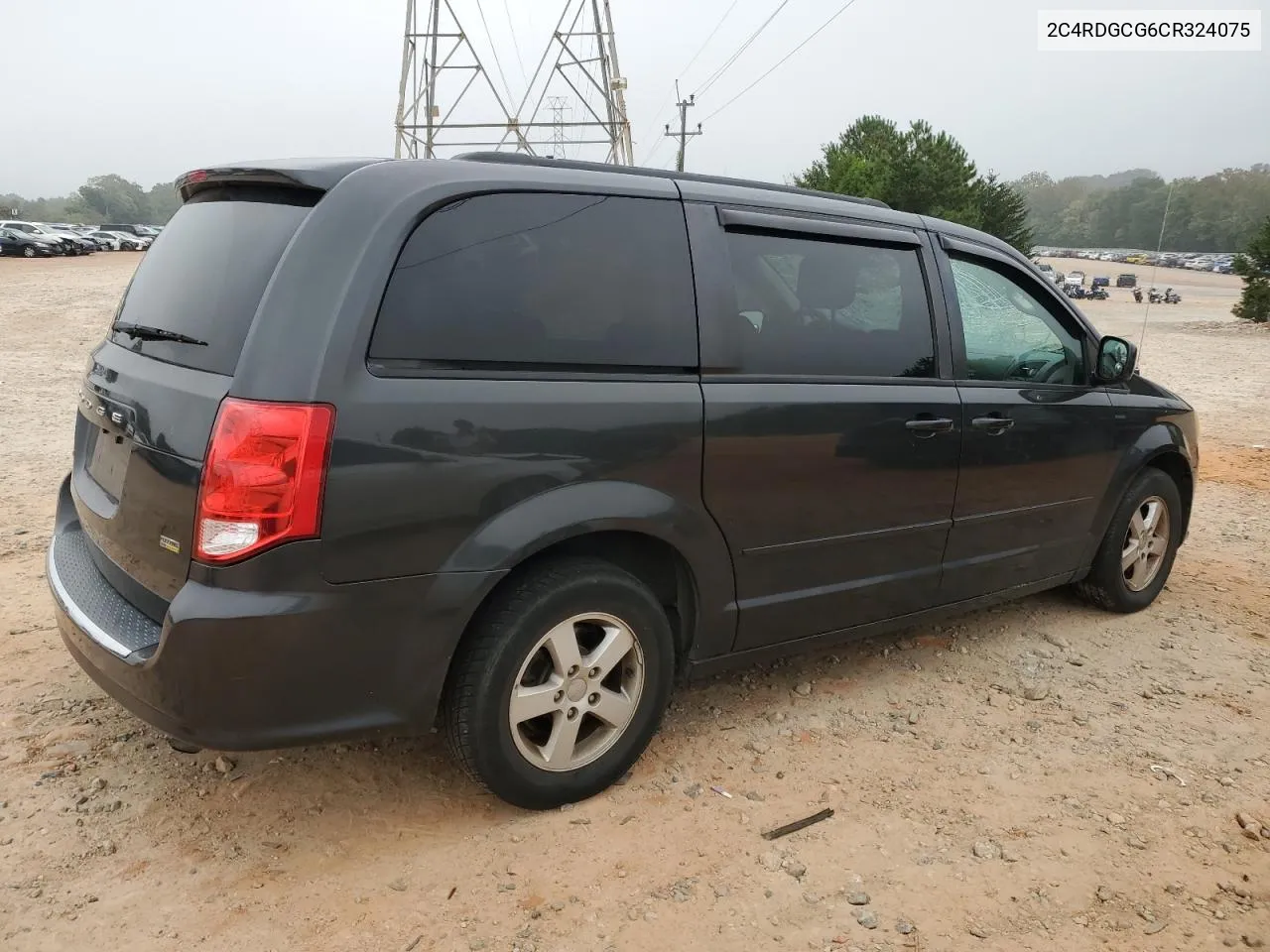 2012 Dodge Grand Caravan Sxt VIN: 2C4RDGCG6CR324075 Lot: 72757174