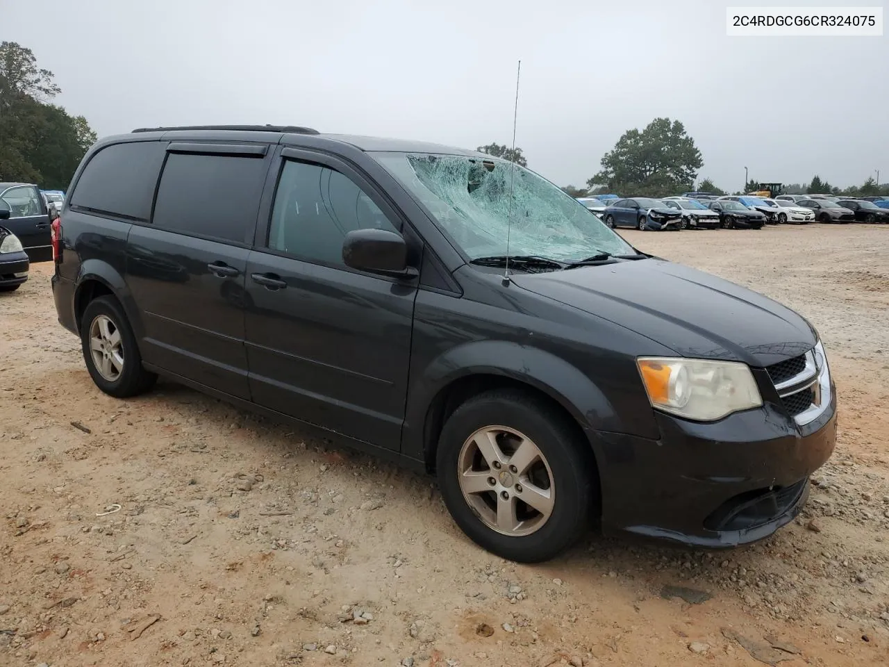 2012 Dodge Grand Caravan Sxt VIN: 2C4RDGCG6CR324075 Lot: 72757174