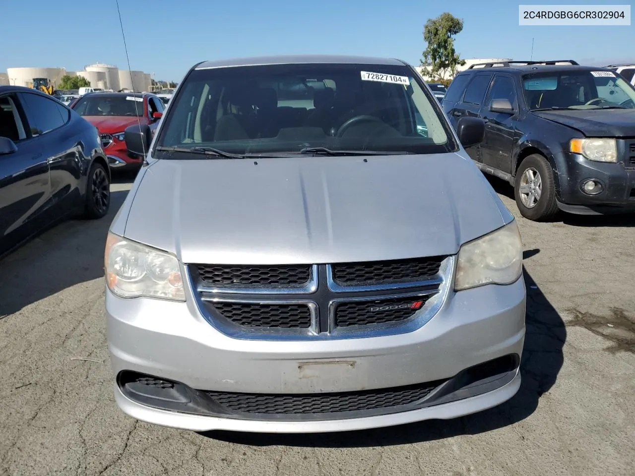 2012 Dodge Grand Caravan Se VIN: 2C4RDGBG6CR302904 Lot: 72827104