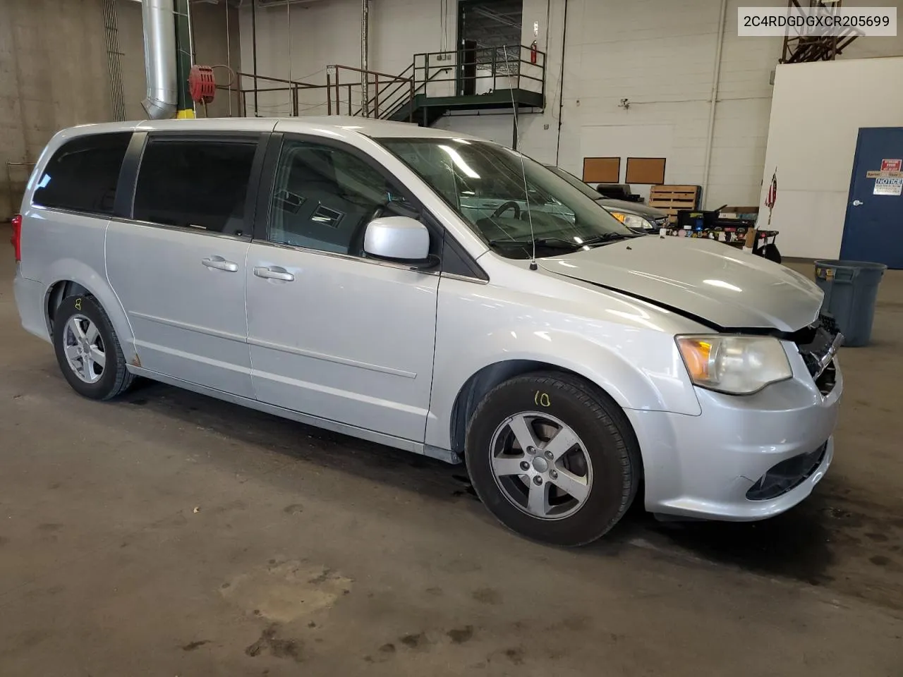 2C4RDGDGXCR205699 2012 Dodge Grand Caravan Crew