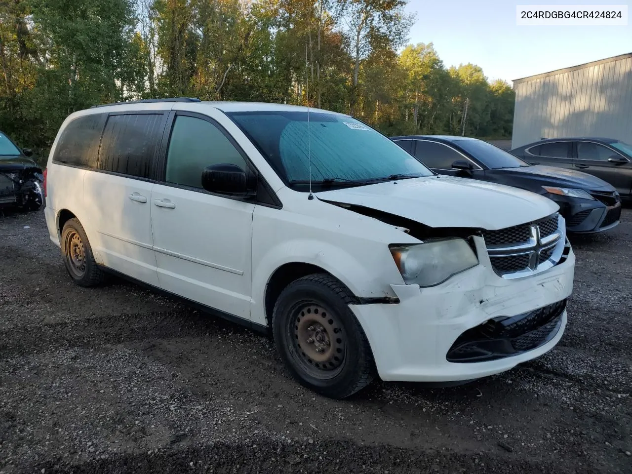 2012 Dodge Grand Caravan Se VIN: 2C4RDGBG4CR424824 Lot: 73222894