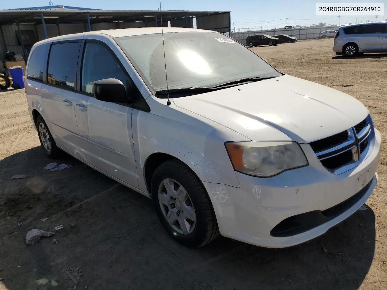 2012 Dodge Grand Caravan Se VIN: 2C4RDGBG7CR264910 Lot: 73249194