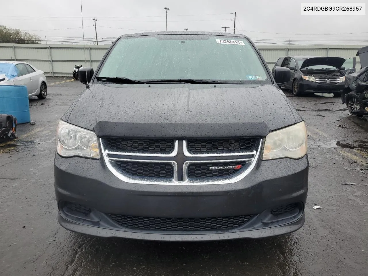 2012 Dodge Grand Caravan Se VIN: 2C4RDGBG9CR268957 Lot: 73265414