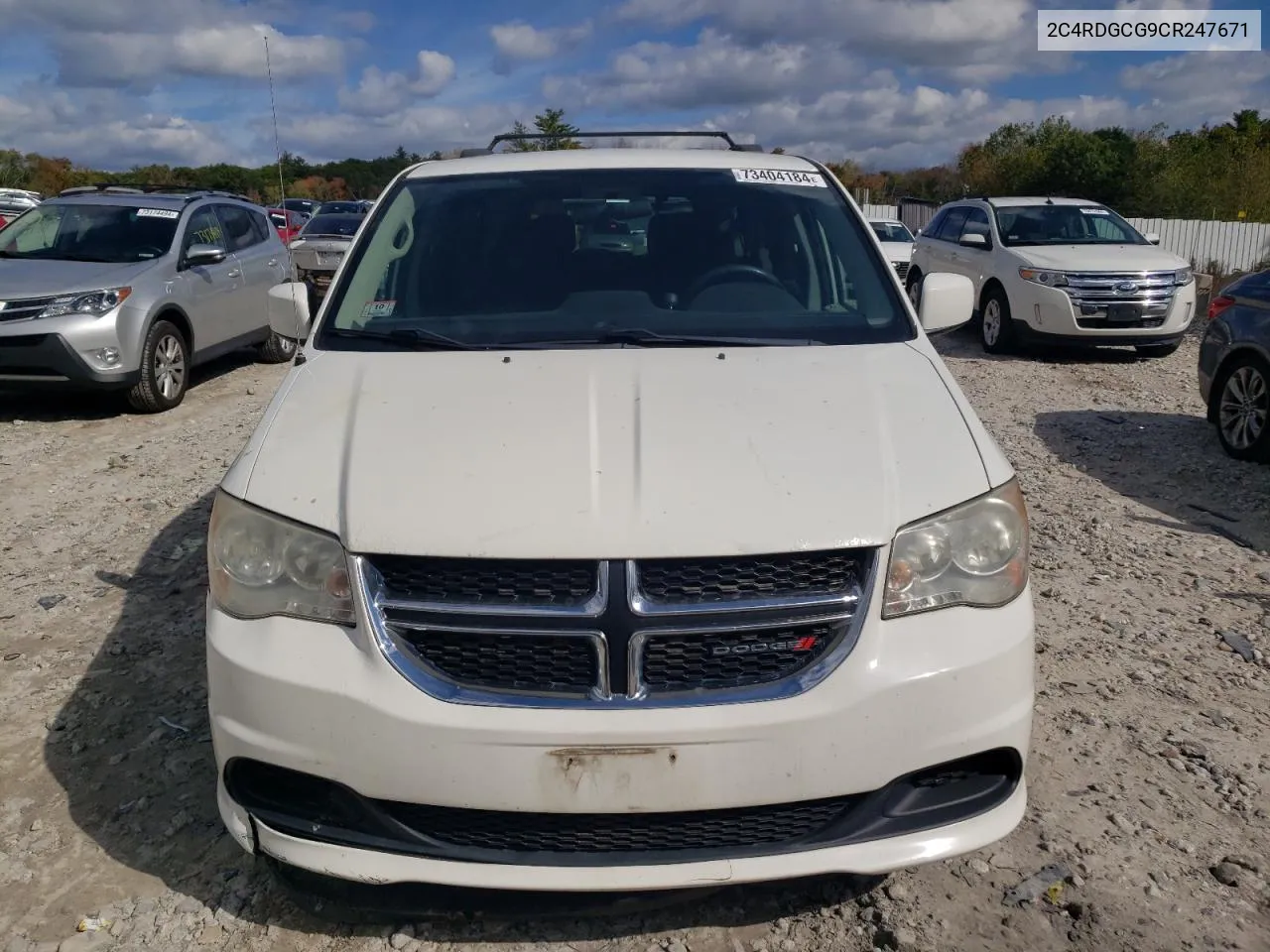 2012 Dodge Grand Caravan Sxt VIN: 2C4RDGCG9CR247671 Lot: 73404184