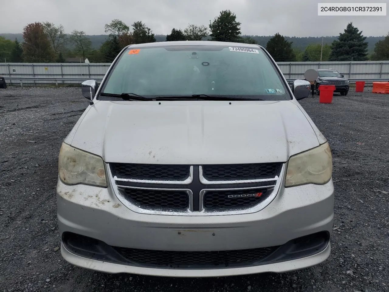 2012 Dodge Grand Caravan Se VIN: 2C4RDGBG1CR372391 Lot: 73495964