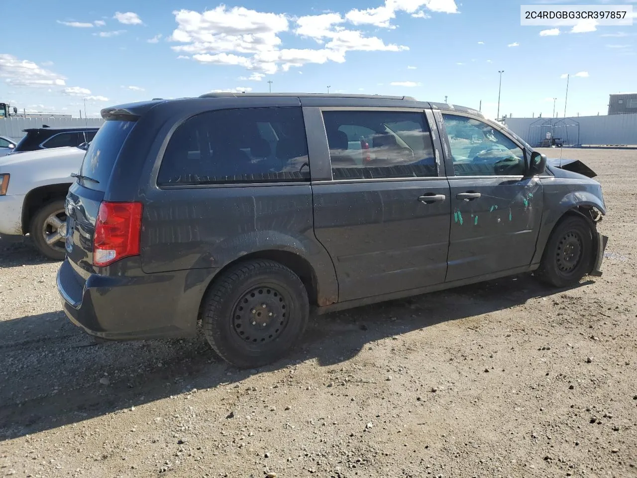 2C4RDGBG3CR397857 2012 Dodge Grand Caravan Se