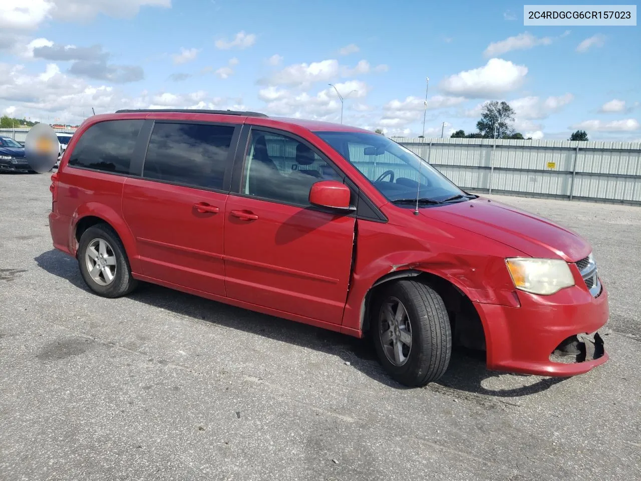 2012 Dodge Grand Caravan Sxt VIN: 2C4RDGCG6CR157023 Lot: 74317824