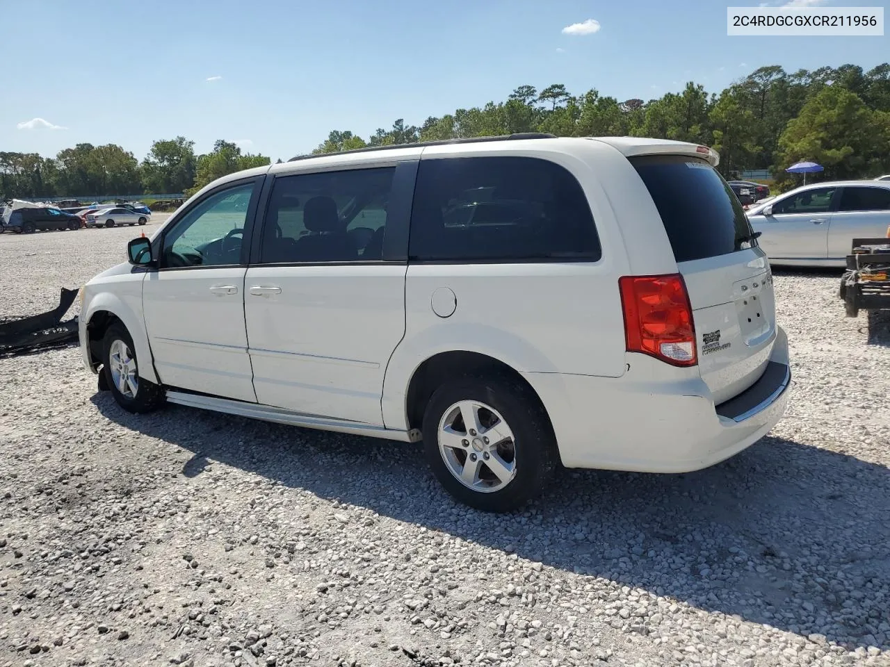 2012 Dodge Grand Caravan Sxt VIN: 2C4RDGCGXCR211956 Lot: 74508204