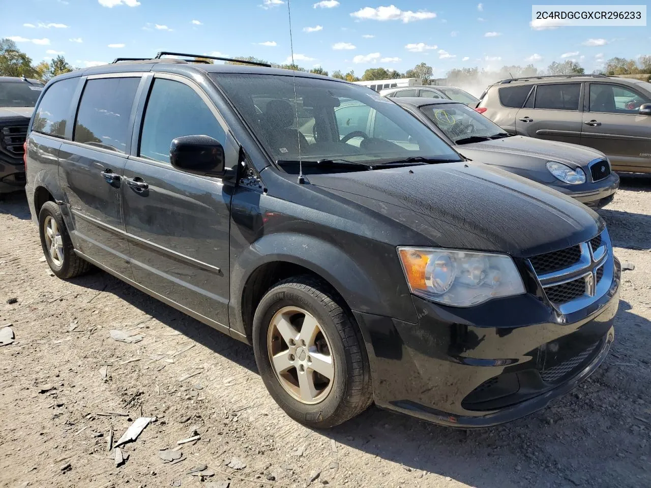 2012 Dodge Grand Caravan Sxt VIN: 2C4RDGCGXCR296233 Lot: 74574304