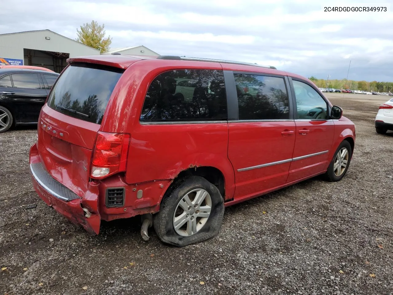 2012 Dodge Grand Caravan Crew VIN: 2C4RDGDG0CR349973 Lot: 74621534