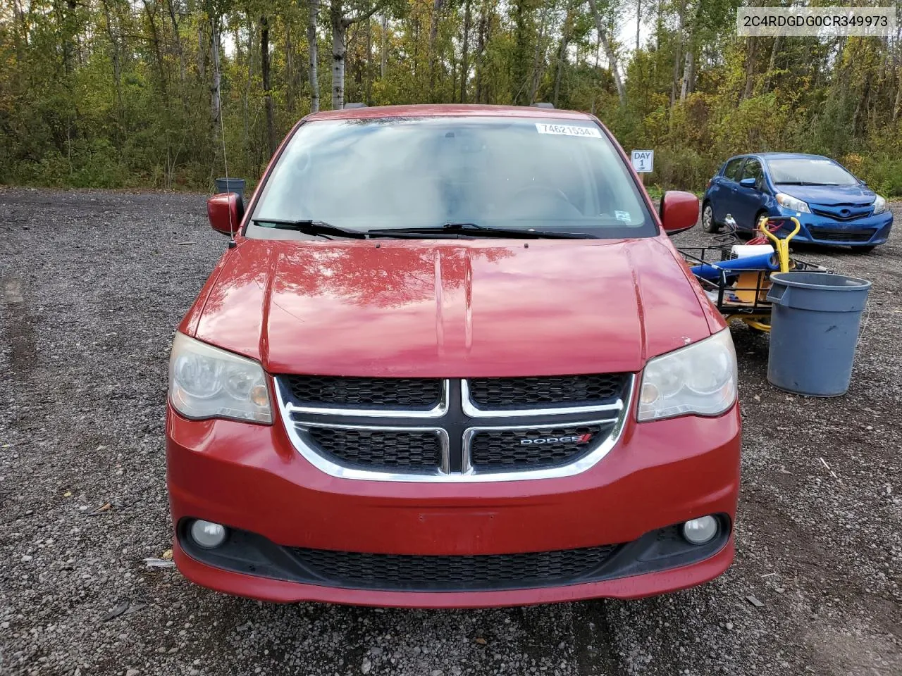 2012 Dodge Grand Caravan Crew VIN: 2C4RDGDG0CR349973 Lot: 74621534