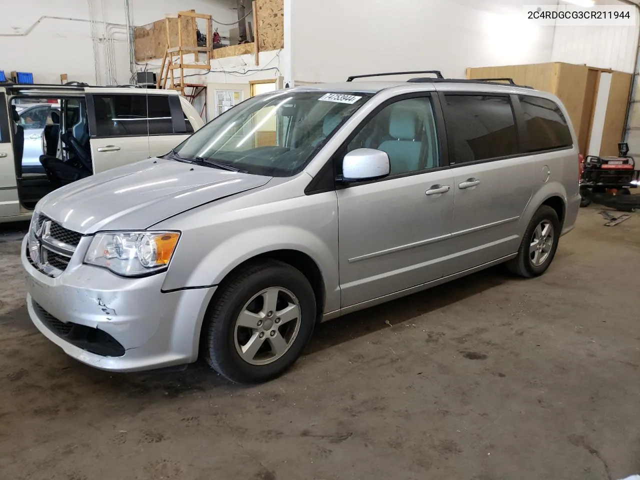 2012 Dodge Grand Caravan Sxt VIN: 2C4RDGCG3CR211944 Lot: 74753944