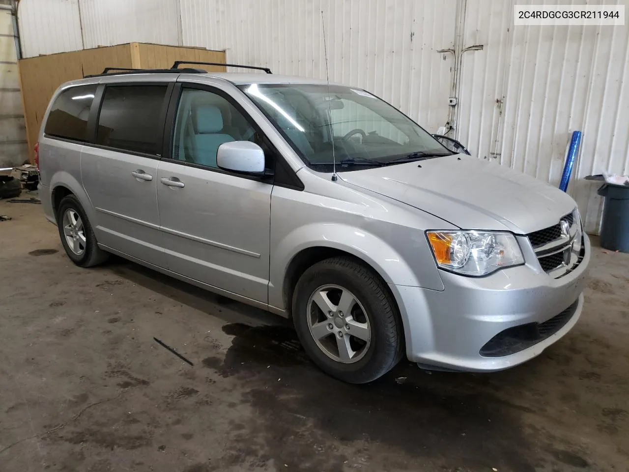 2012 Dodge Grand Caravan Sxt VIN: 2C4RDGCG3CR211944 Lot: 74753944