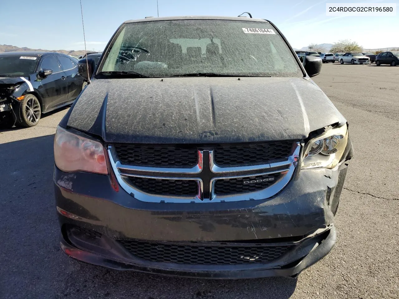 2012 Dodge Grand Caravan Sxt VIN: 2C4RDGCG2CR196580 Lot: 74861044