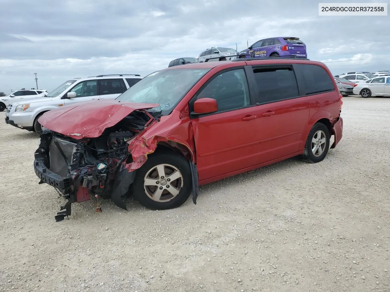 2012 Dodge Grand Caravan Sxt VIN: 2C4RDGCG2CR372558 Lot: 74895114