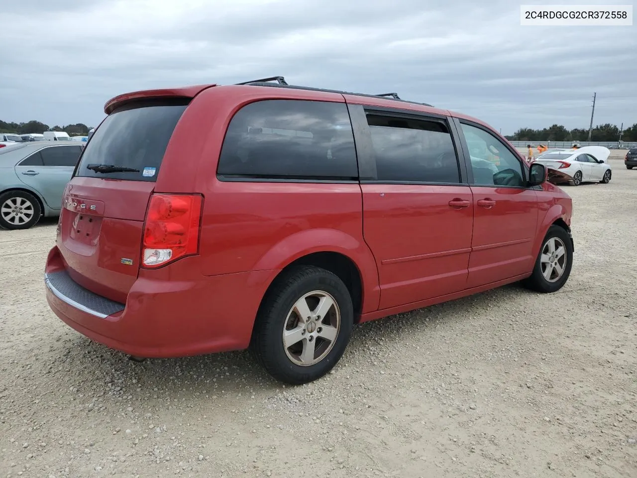 2012 Dodge Grand Caravan Sxt VIN: 2C4RDGCG2CR372558 Lot: 74895114