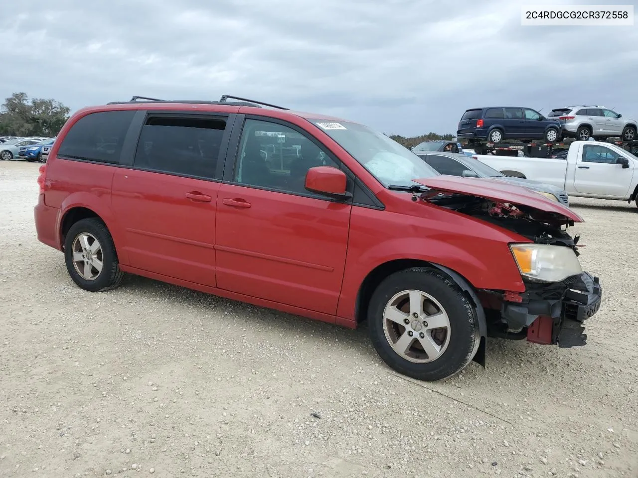 2012 Dodge Grand Caravan Sxt VIN: 2C4RDGCG2CR372558 Lot: 74895114