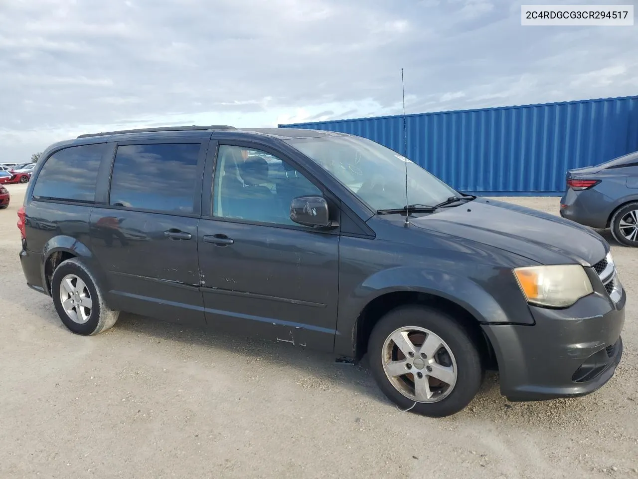 2012 Dodge Grand Caravan Sxt VIN: 2C4RDGCG3CR294517 Lot: 75003384