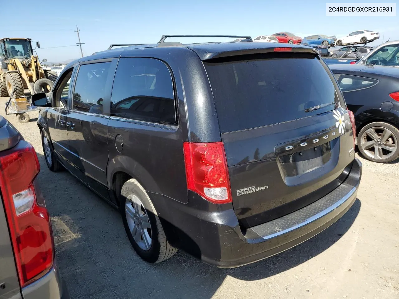 2012 Dodge Grand Caravan Crew VIN: 2C4RDGDGXCR216931 Lot: 75039724