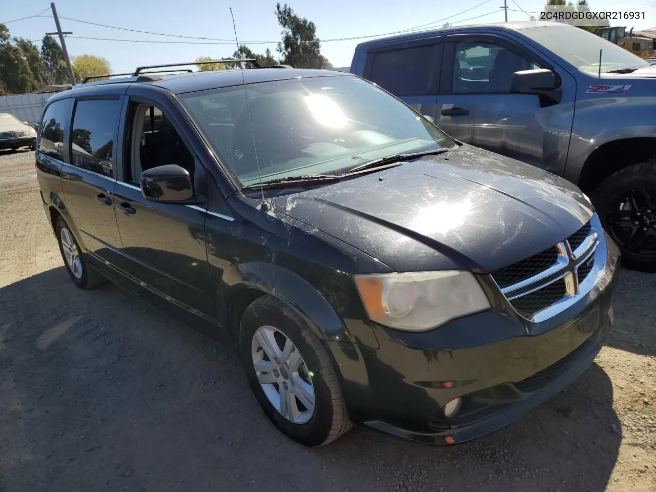 2012 Dodge Grand Caravan Crew VIN: 2C4RDGDGXCR216931 Lot: 75039724