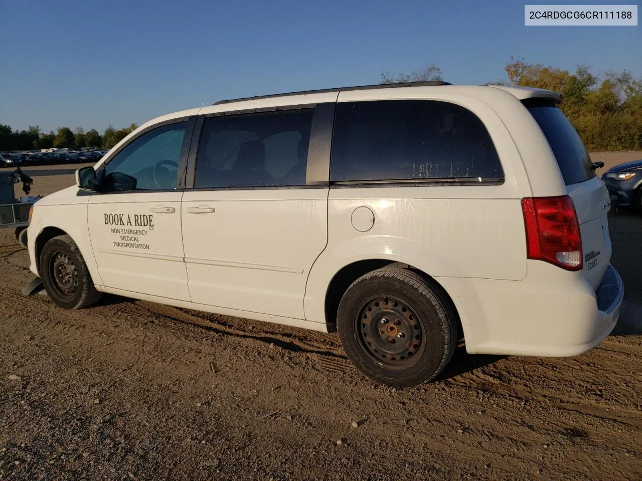 2012 Dodge Grand Caravan Sxt VIN: 2C4RDGCG6CR111188 Lot: 75416064