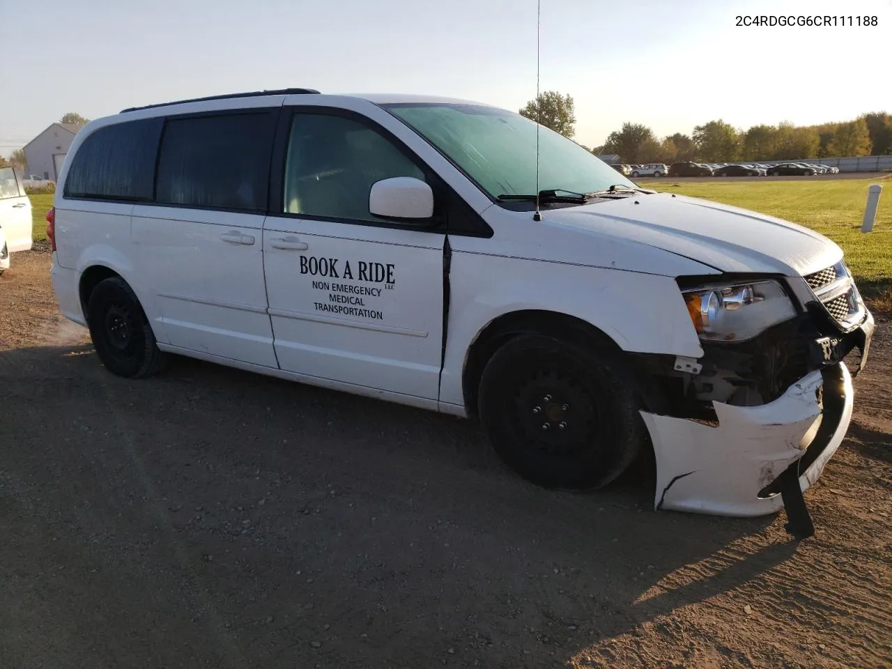 2012 Dodge Grand Caravan Sxt VIN: 2C4RDGCG6CR111188 Lot: 75416064