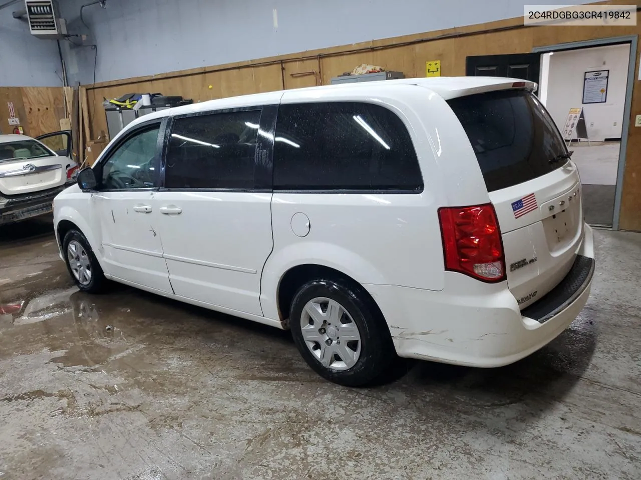 2012 Dodge Grand Caravan Se VIN: 2C4RDGBG3CR419842 Lot: 75533554