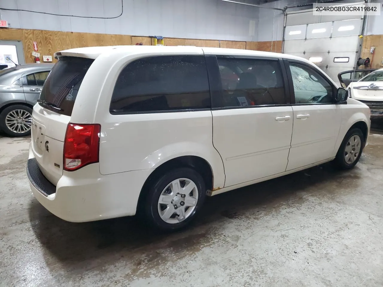 2012 Dodge Grand Caravan Se VIN: 2C4RDGBG3CR419842 Lot: 75533554