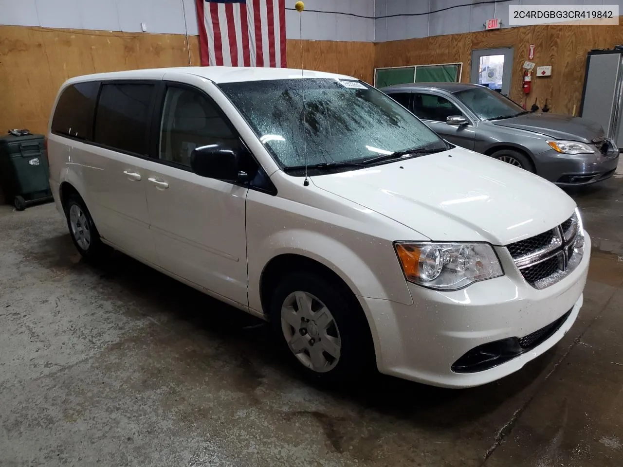 2012 Dodge Grand Caravan Se VIN: 2C4RDGBG3CR419842 Lot: 75533554