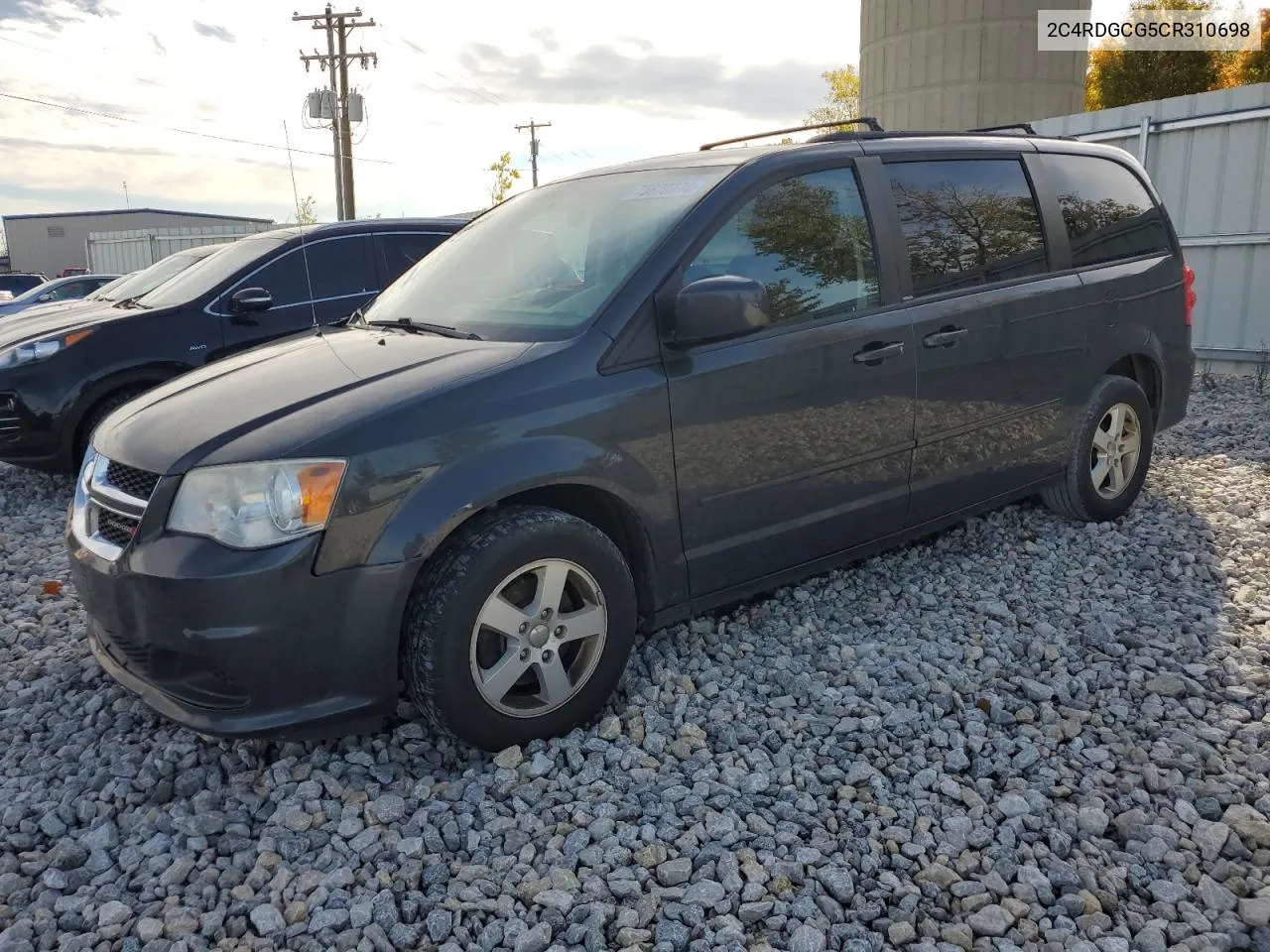 2012 Dodge Grand Caravan Sxt VIN: 2C4RDGCG5CR310698 Lot: 75870774