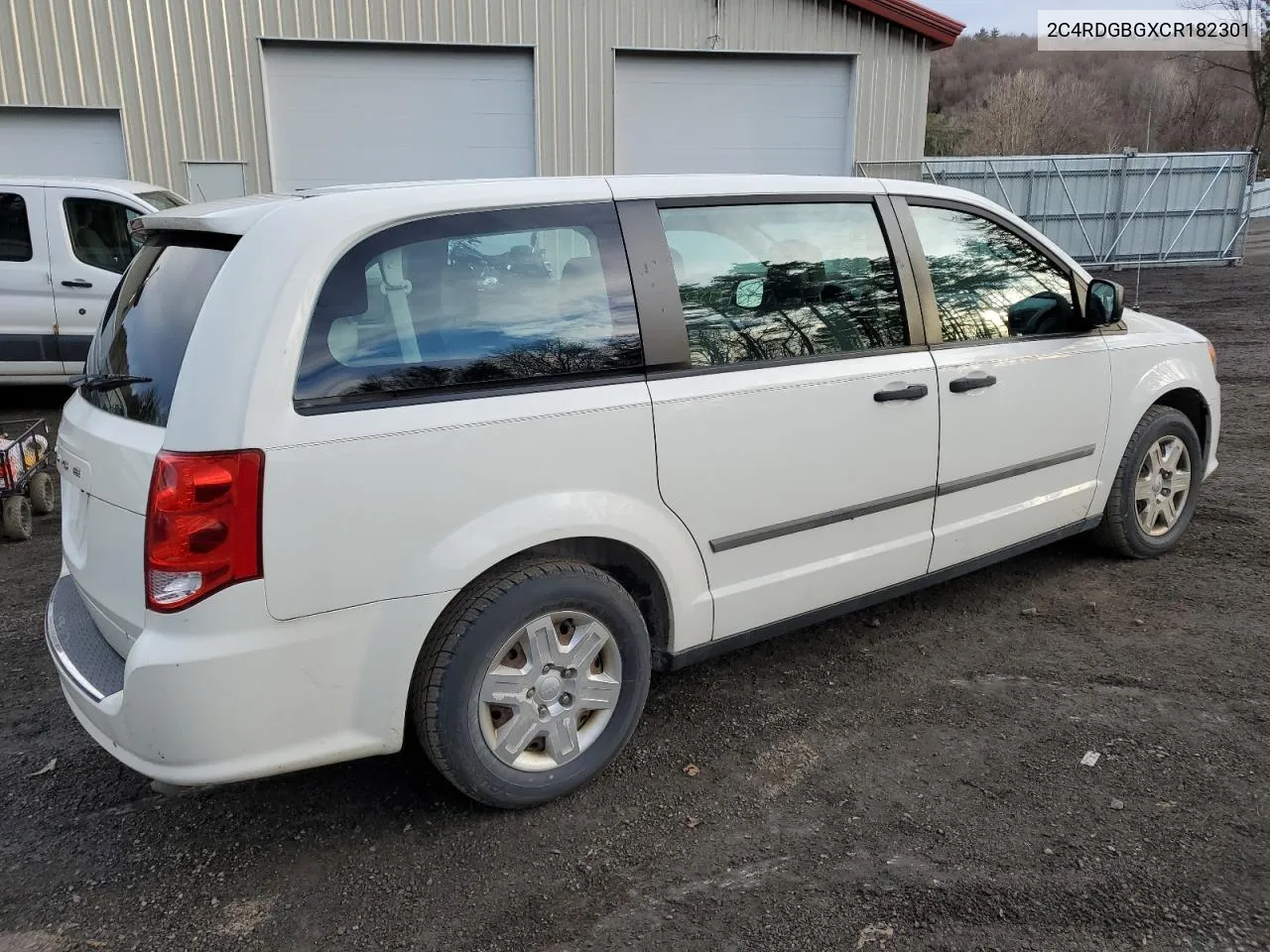 2C4RDGBGXCR182301 2012 Dodge Grand Caravan Se