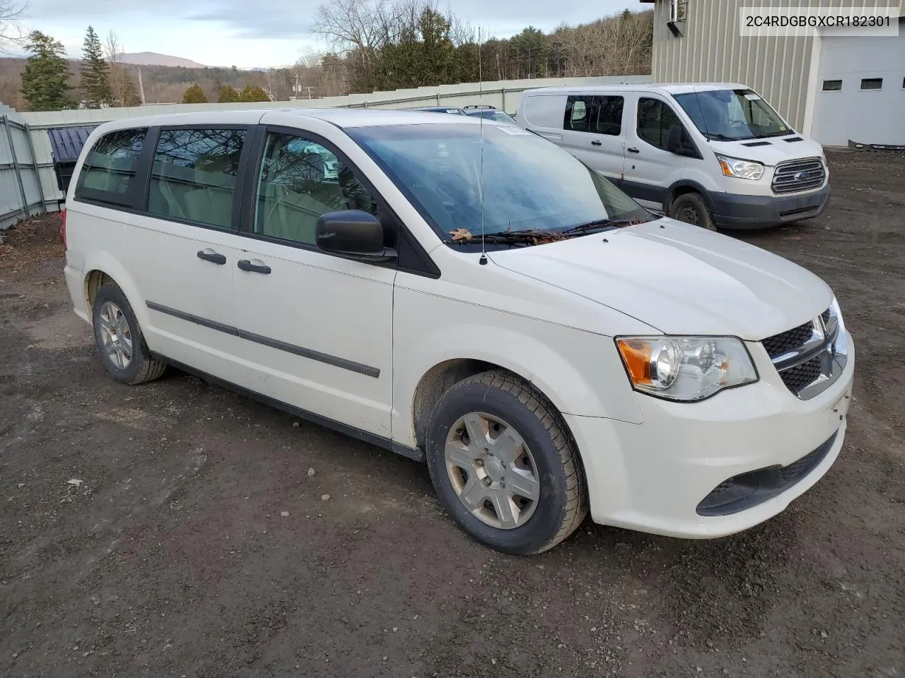 2012 Dodge Grand Caravan Se VIN: 2C4RDGBGXCR182301 Lot: 75937583